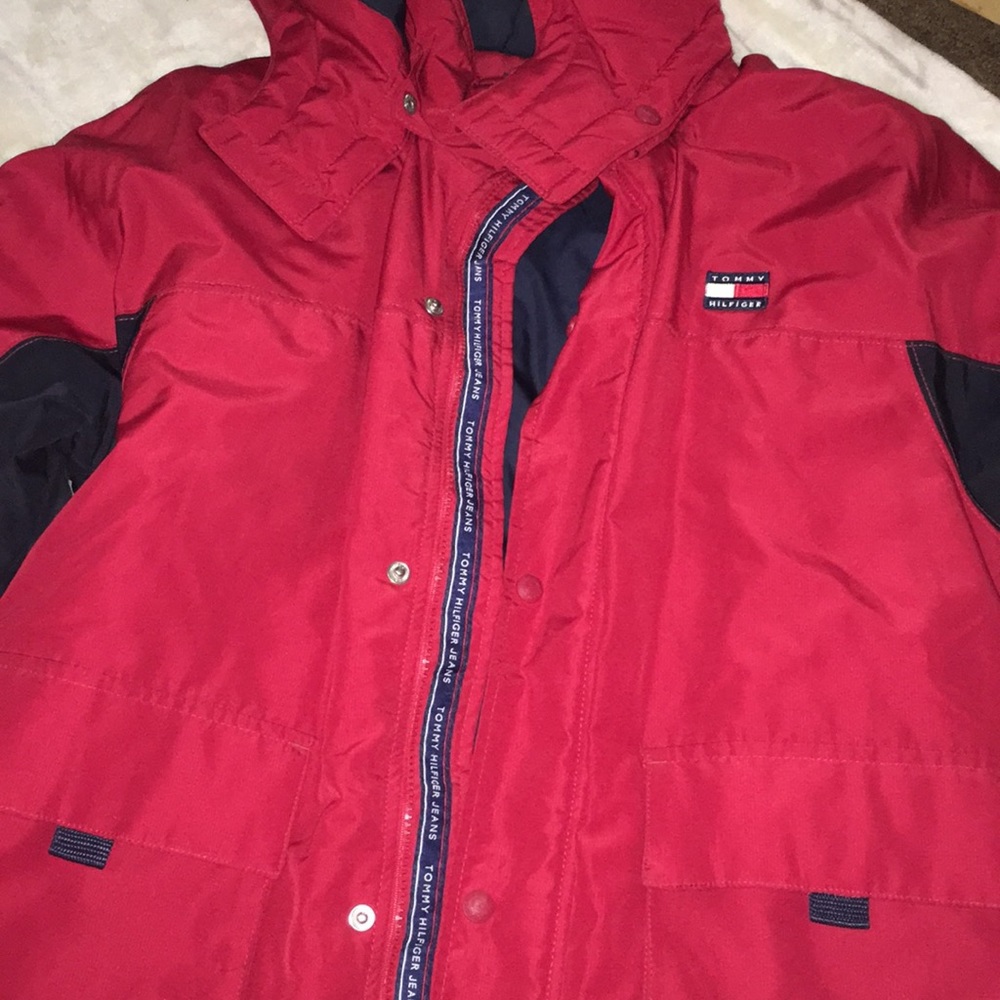Red Tommy Hilfiger Jacket